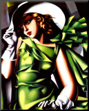 Jeune Fille Vert