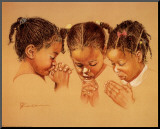 Three Girls Praying