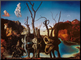 Swans Reflecting Elephants  c1937
