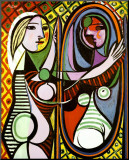 Girl Before a Mirror  c1932