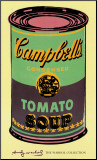 Campbell's Soup Can  1965 (Green and Purple)