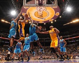 New Orleans Hornets v Los Angeles Lakers - Game Five  Los Angeles  CA - April 26: Kobe Bryant