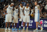 Oklahoma City Thunder v Denver Nuggets-Game Four  Denver  CO - April 25: Al Harrington  Raymond Fel