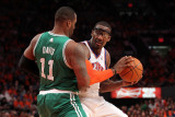 Boston Celtics v New York Knicks - Game Four  New York  NY - April 24: Amar'e Stoudemire and Glen D
