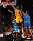 New Orleans Hornets v Los Angeles Lakers - Game Two  Los Angeles  CA - April 20: Kobe Bryant  Emeka