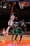 Boston Celtics v New York Knicks - Game Four  New York  NY - April 24: Amar'e Stoudemire and Kevin 