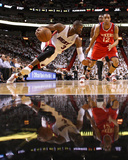 Philadelphia 76ers v Miami Heat - Game Two  Miami  FL - April 18: Dwyane Wade and Evan Turner
