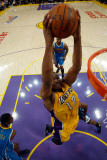 New Orleans Hornets v Los Angeles Lakers - Game Five  Los Angeles  CA - April 26: Wally Skalij