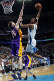 Los Angeles Lakers v New Orleans Hornets - Game Four  New Orleans  LA - April 24: Trevor Ariza and 
