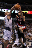 Portland Trail Blazers v Dallas Mavericks - Game Five  Dallas  TX - April 25: Rudy Fernandez and Ja
