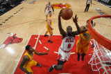 Indiana Pacers v Chicago Bulls - Game Five  Chicago  IL- April 26: Luol Deng and Danny Granger
