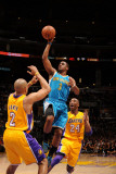 New Orleans Hornets v Los Angeles Lakers - Game Two  Los Angeles  CA - April 20: Chris Paul and Der