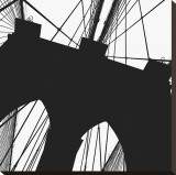 Brooklyn Bridge Silhouette (detail)