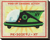 Patrol Craft XT  Box Art Tin Toy