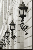 Lamps on Side of Building