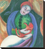 Girl with Cat II