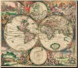 World Map  c1689