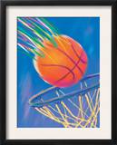 Basketball Going into Hoop