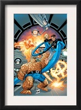 Marvel Adventures Fantastic Four 37 Cover: Thing  Mr Fantastic  Invisible Woman and Human Torch