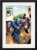 Marvel Adventures Super Heroes 8 Cover: Captain America
