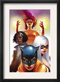 Marvel Divas 2 Cover: Hellcat  Black Cat  Photon and Firestar