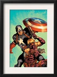 Ultimate Avengers 2 Cover: Hawkeye and Captain America