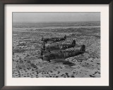 Formation of Spitfires Over North Africa  circa 1943