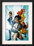 Marvel Divas 3 Cover: Photon  Hellcat  Black Cat and Firestar