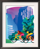 Cyclists on Mountain Trail