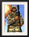 A Soldier with His Gun