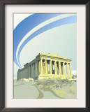 A View of the Parthenon in Athens  Greece