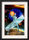 Silver Surfer 13 Cover: Silver Surfer Swinging