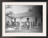 Prison Compound No 1  Angola  Louisiana  Leadbelly in Foregound