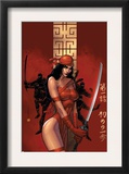 Elektra The Hand 1 Cover: Elektra Fighting
