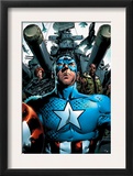 Ultimate Nightmare N2 Cover: Captain America  Black Widow and Nick Fury Swinging