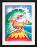 Surfing Santa