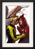 X-Men: First Class 7 Cover: Angel and Scarlet Witch