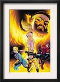 Incredible Hercules 125 Cover: Hercules  Emma Frost  X-23  Spider-Girl and Invisible Woman