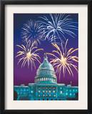 White House and Fireworks