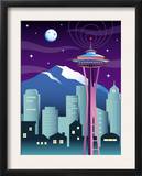 A View of the Skyline in Seattle  WA