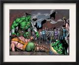 Incredible Hulk 107 Group: Hulk  Hercules  Namora  Cho  Amadeus and Angel