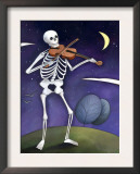 Skeleton Playing a Violin  Day of the Dead  Dia de los Muertos
