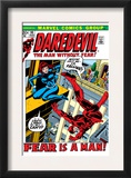 Daredevil 100 Cover: Daredevil and Black Widow