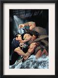 Punisher War Journal 15 Cover: Punisher and Kraven The Hunter Swinging