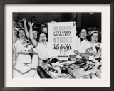 Female Employees of Woolworth Striking for a 40 Hour Week
