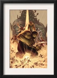 What if Wolrd War Hulk 1 Cover: Hulk  Giant Man  Wasp  Vision and Silver Surfer