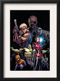 Ultimate Avengers 3 Cover: Red Wasp  Hulk  Spider-Man  Hawkeye  Nick Fury and War Machine