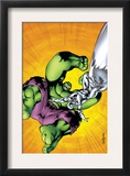 Marvel Adventures Hulk 7 Cover: Hulk and Silver Surfer