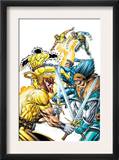 X-Force Volume 2 3 Cover: Shatterstar  Sunspot  Cable and X-Force