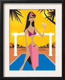 Woman at Tropical Resort